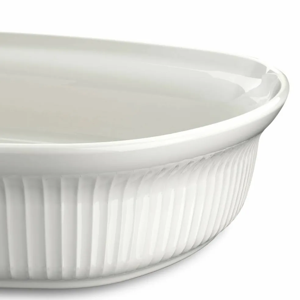 Hammershøi ildfast form 39 x 29,5 cm, hvit