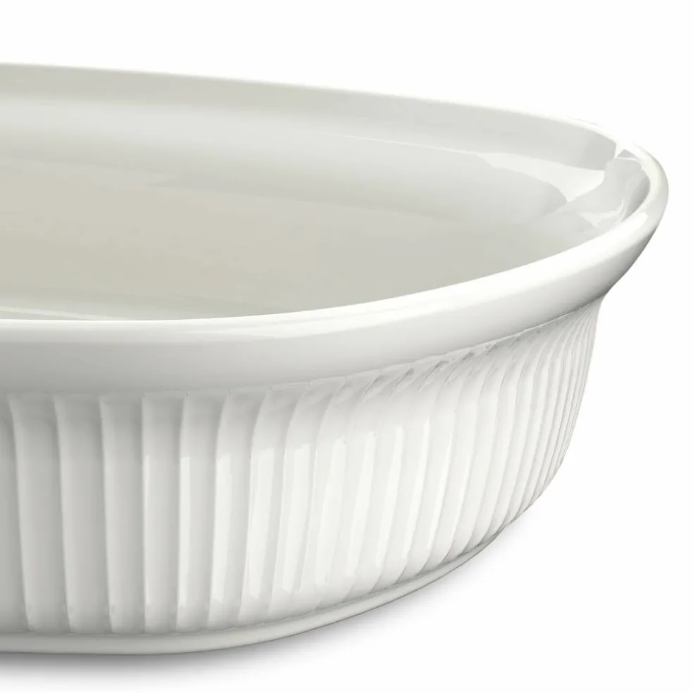 Hammershøi ildfast form 39 x 29,5 cm, hvit