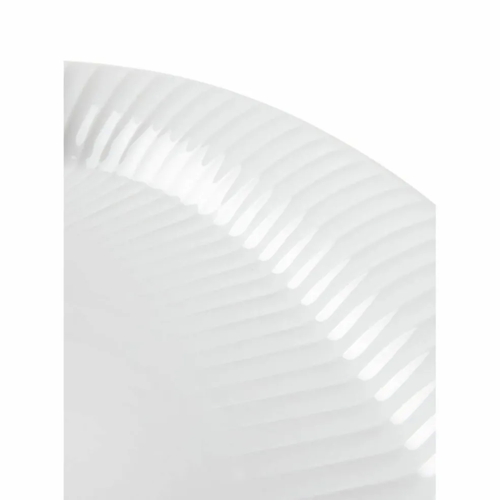 Hammershøi ovalt serveringsfat, hvitt, 40 x 22.5 cm