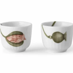 Hammershøi Poppy äggkopp, 2-pack, vit