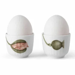 Hammershøi Poppy äggkopp, 2-pack, vit