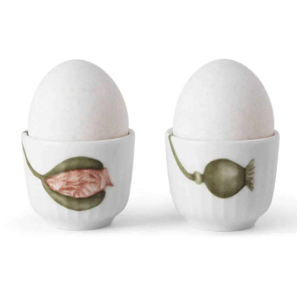 Hammershøi Poppy äggkopp, 2-pack, vit