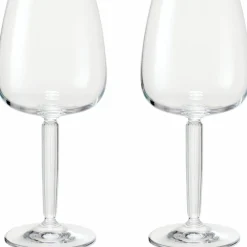 Hammershøi rødvinsglass Ø 9,5 cm 2 stk, klar