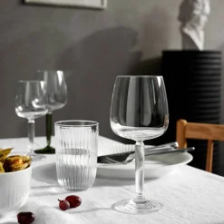 Hammershøi rødvinsglass Ø 9,5 cm 2 stk, klar