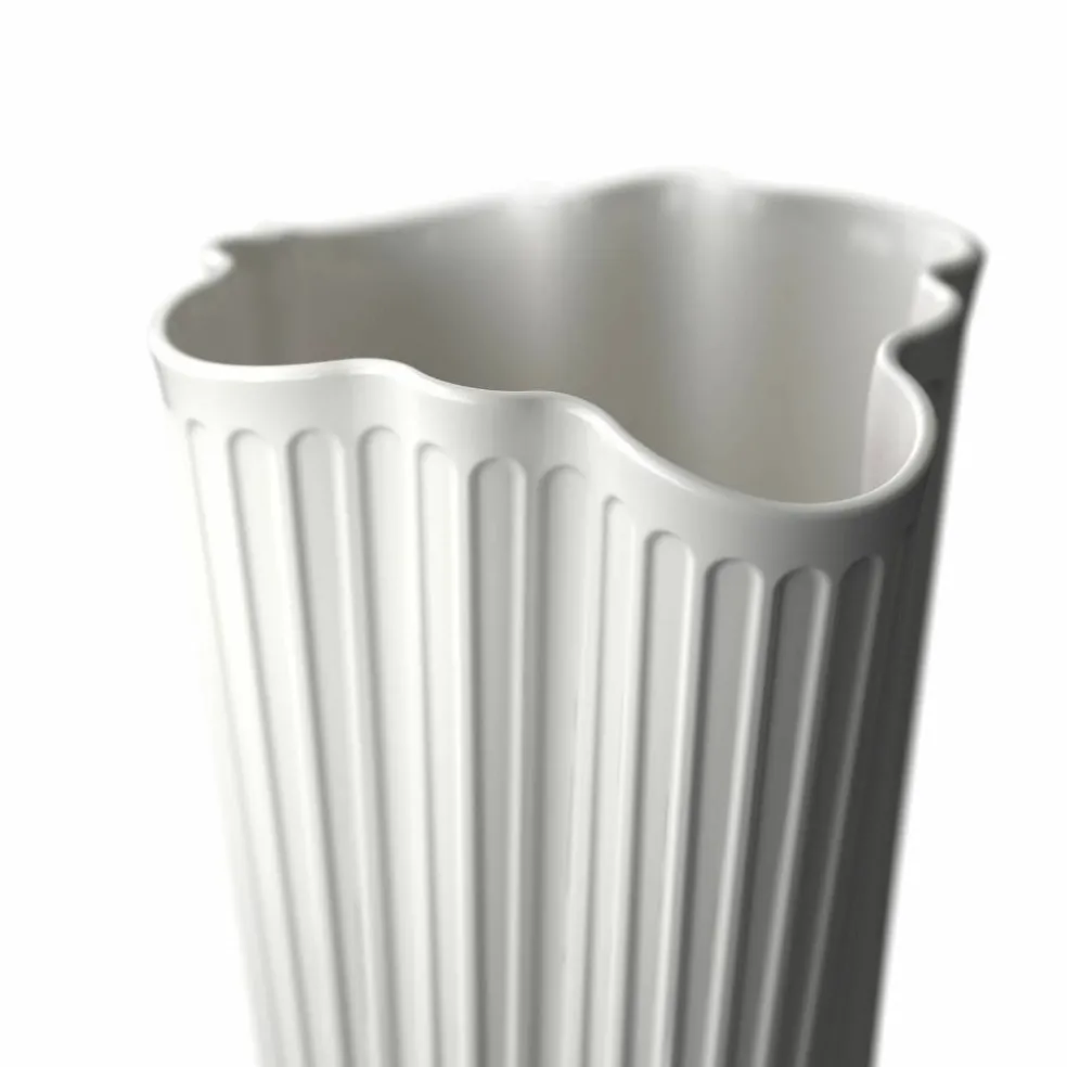 Hammershøi Unfold vase 20,5 cm, hvit