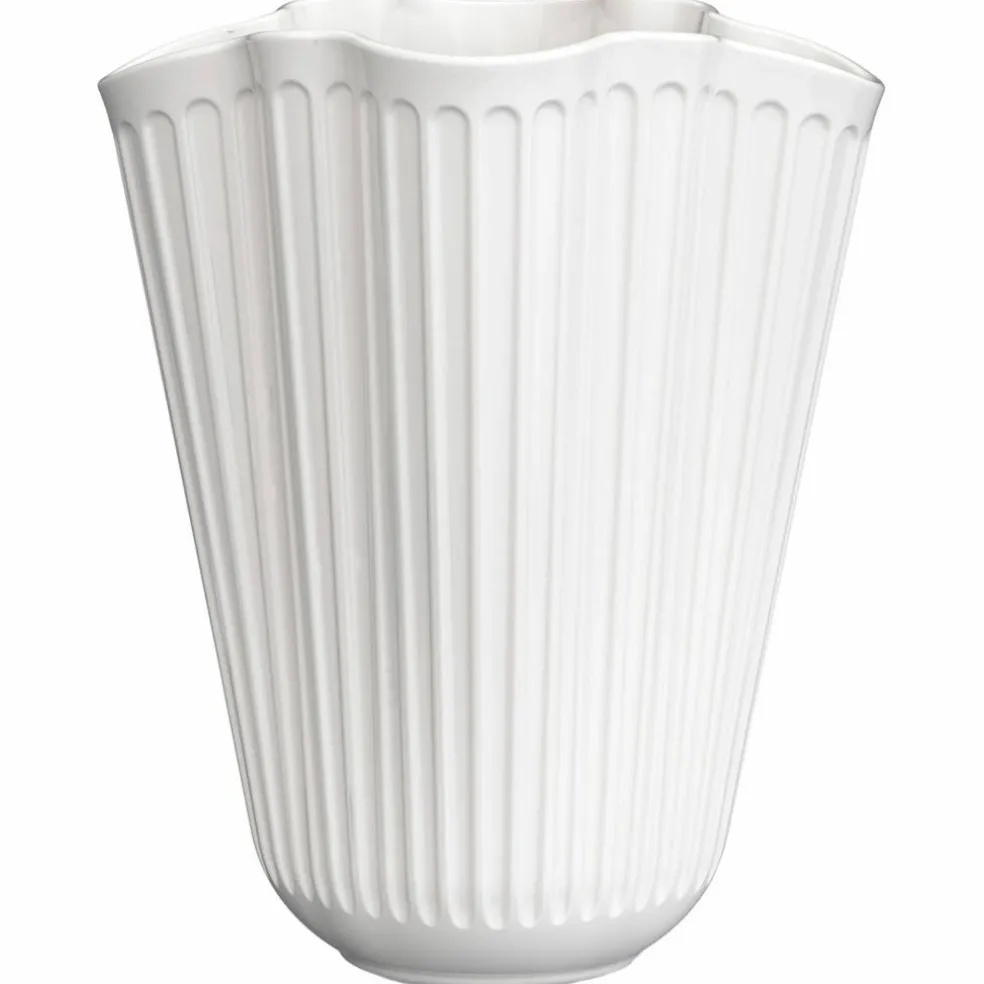 Hammershøi Unfold vase 20,5 cm, hvit