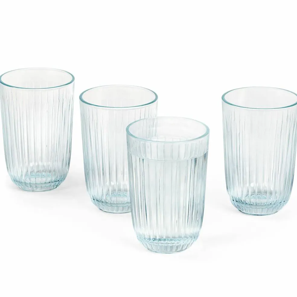 Hammershøi vannglass 37 cl Ø 8 cm 4 stk, grønn