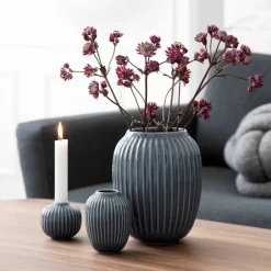 Hammershøi Vase 200 mm Antracitgrå