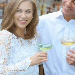 Happy cocktailglass 28 cl, blå