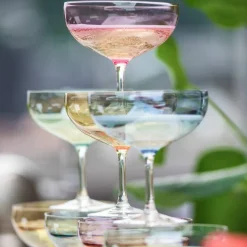 Happy cocktailglass 28 cl, blå
