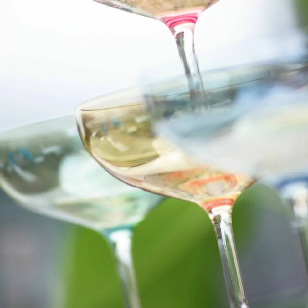 Happy cocktailglass 28 cl, blå
