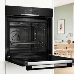 HBA571BB3 Serie 4 innbyggingsovn 60 x 60 cm, svart