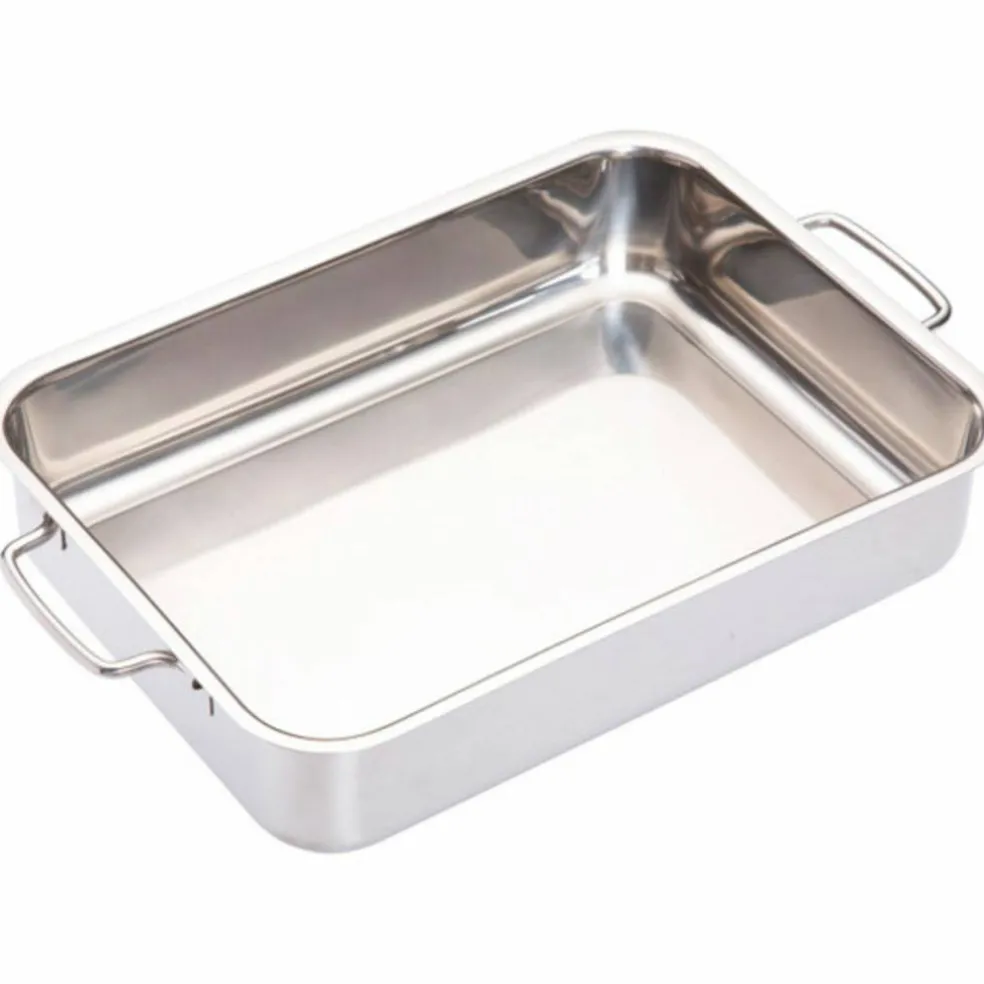 Heavy Duty ildfast form 32 x 23 cm, rustfritt stål