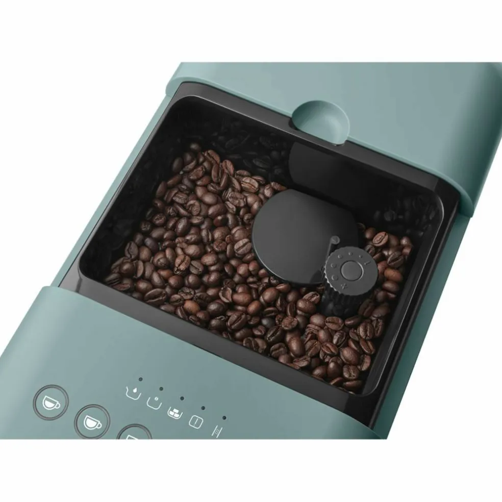 Helautomatisk espressomaskin, emerald green
