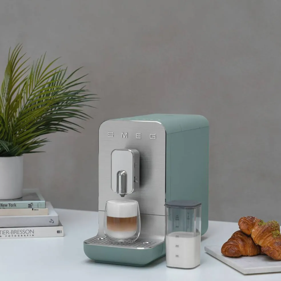 Helautomatisk espressomaskin, emerald green