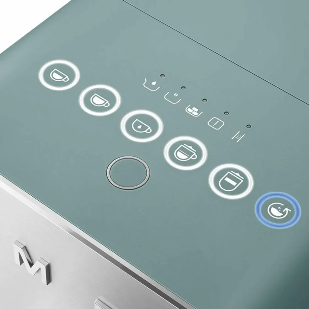 Helautomatisk espressomaskin, emerald green