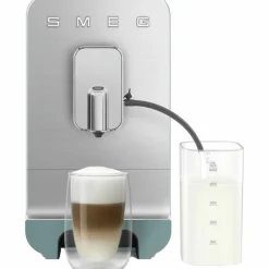 Helautomatisk espressomaskin, hvit