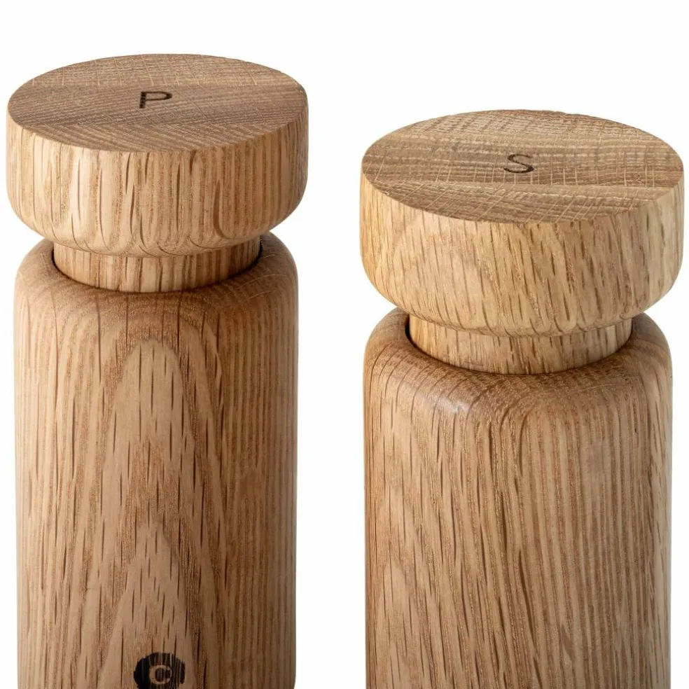 Helsinki salt- og pepperkvern, 12 cm, eik