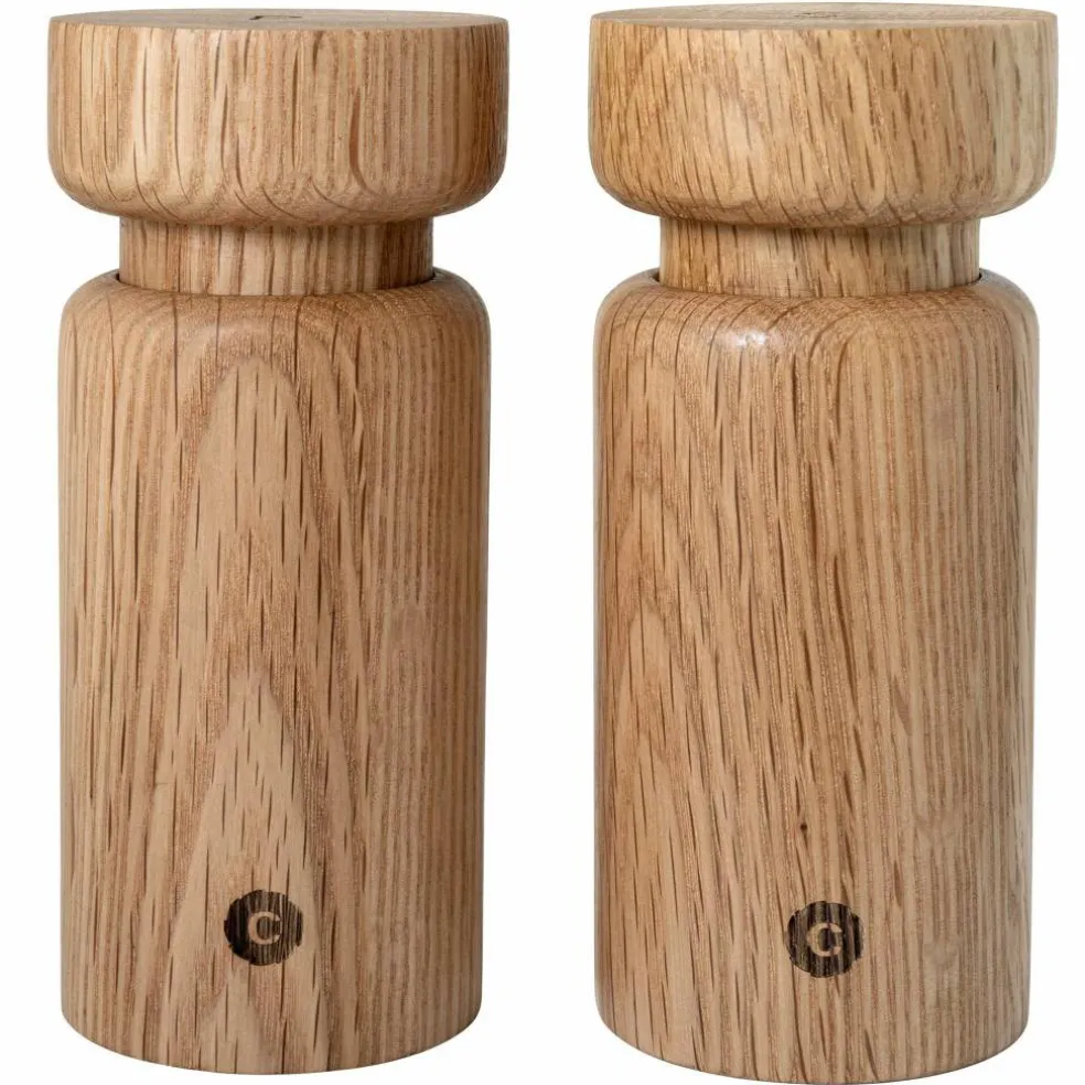 Helsinki salt- og pepperkvern, 12 cm, eik
