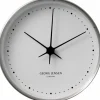 Henning Koppel Veggur Stål/Hvit 10 cm