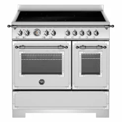 HER95I2EXT2 Heritage induksjonskomfyr 90 cm med 5 soner og 2 ovner, rustfritt stål