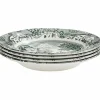 Heritage Green Italian dyp tallerken 23 cm, grønn/hvit