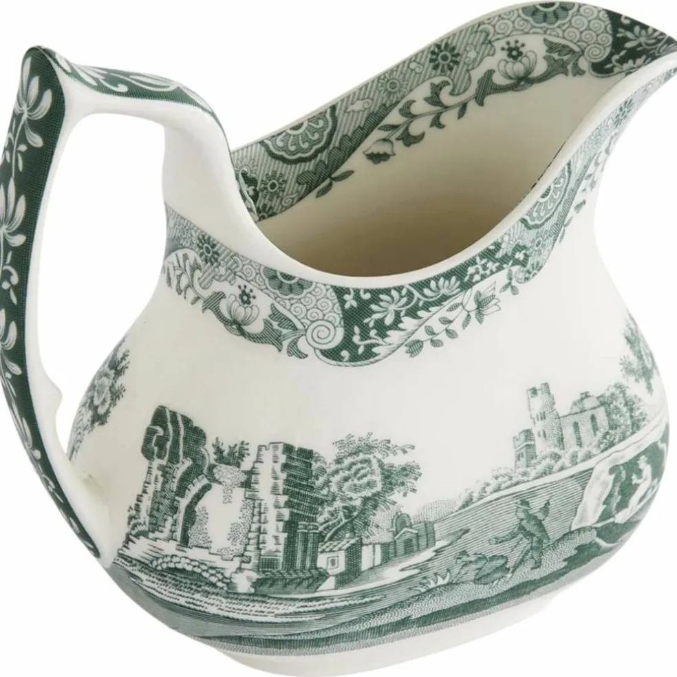 Heritage Green Italian melkekanne 22 cl, grønn/hvit