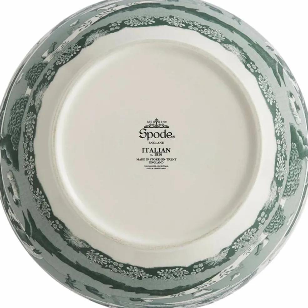 Heritage Green Italian serveringsskål 27,5 cm, grønn/hvit