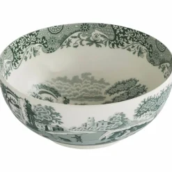 Heritage Green Italian serveringsskål 27,5 cm, grønn/hvit