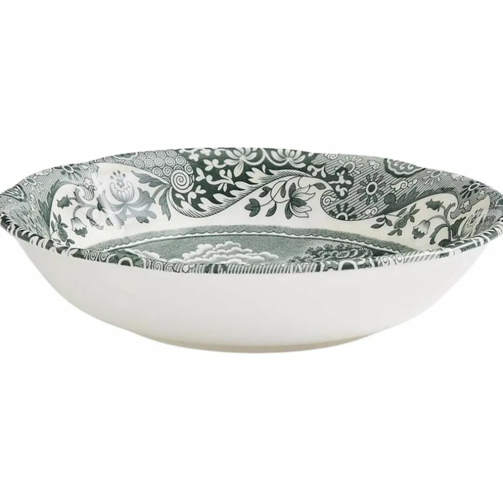Heritage Green Italian skål 11 cm, grønn/hvit