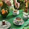 Heritage Green Italian sukkerskål med lokk 25 cl, grønn/hvit