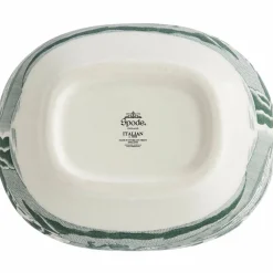 Heritage Green Italian sukkerskål med lokk 25 cl, grønn/hvit