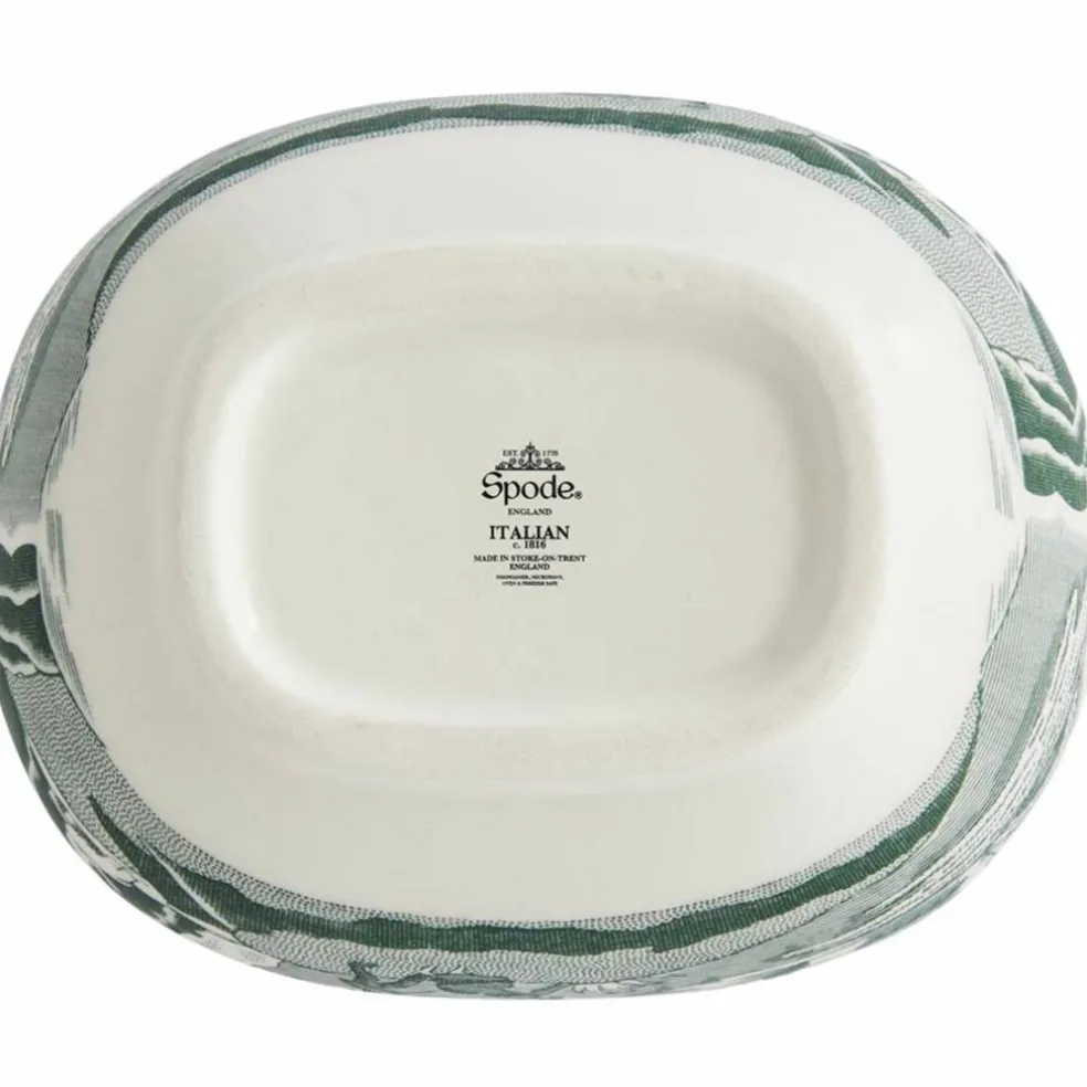 Heritage Green Italian sukkerskål med lokk 25 cl, grønn/hvit