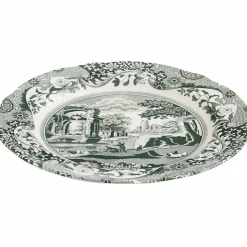 Heritage Green Italian tallerken 27 cm, grønn/hvit