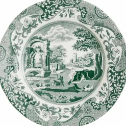 Heritage Green Italian tallerken 20 cm, grønn/hvit