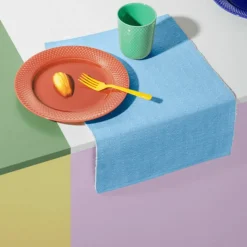 Herringbone bordbrikke, turkis