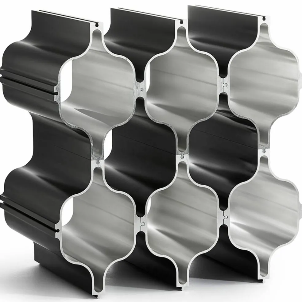 Hex vinholder, 3-pack, svart