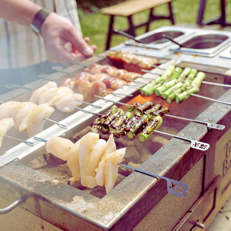 Hibachi grillspydsett til Long Grill