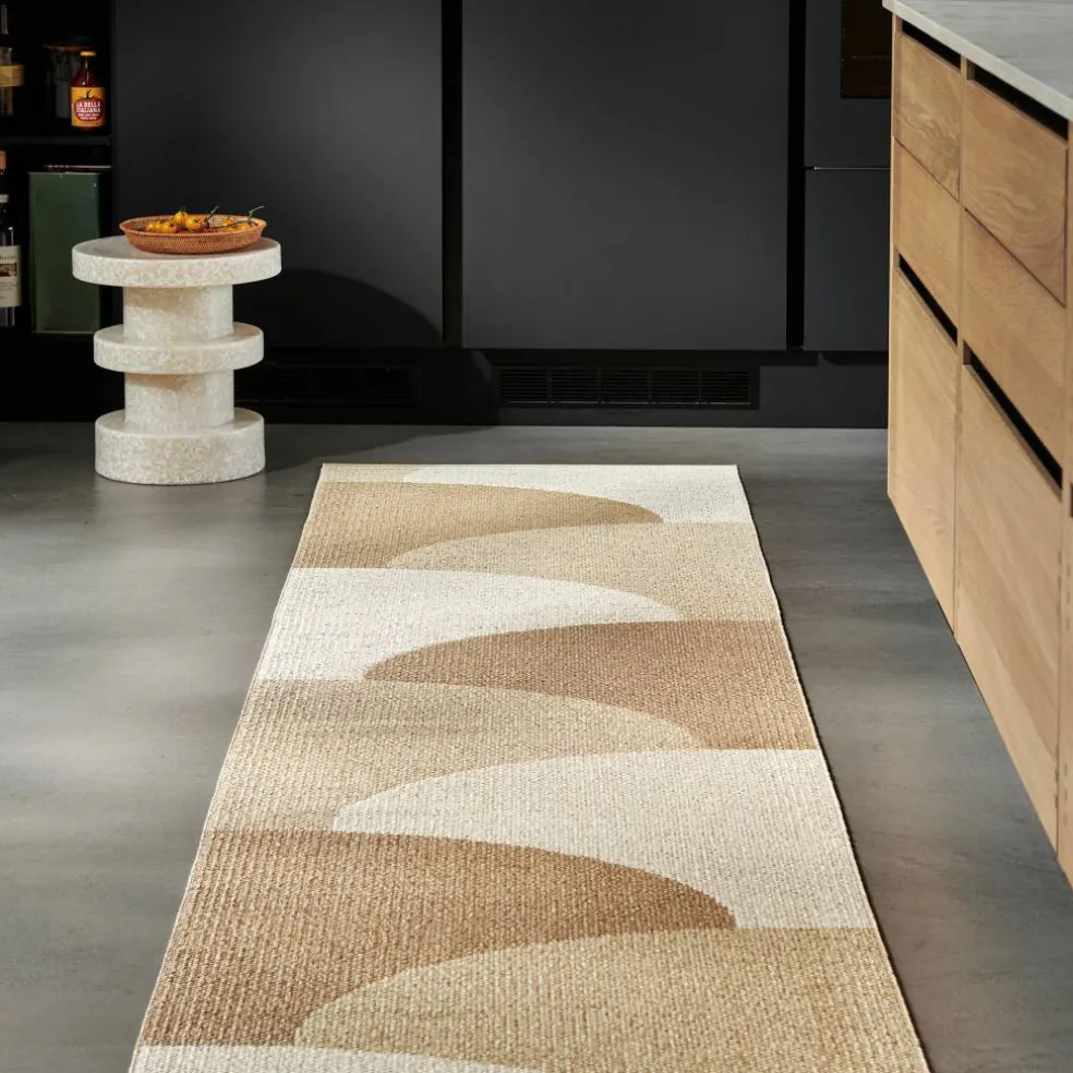 Hill teppe 70 × 270 cm, dark linen/grey