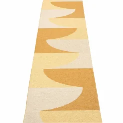 Hill teppe 70 × 270 cm, ochre/yellow/cream