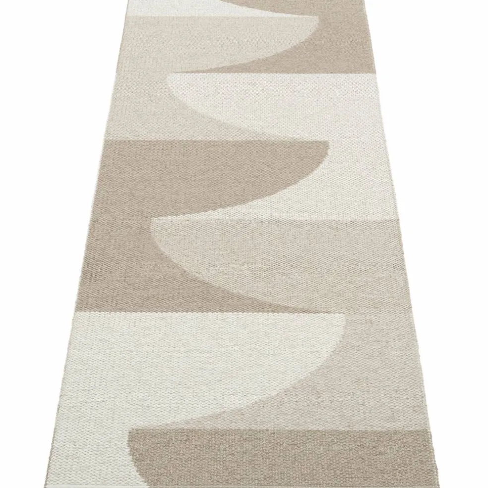 Hill teppe 70 × 180 cm, ochre/yellow/cream