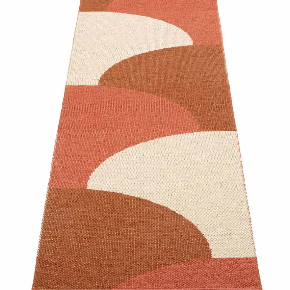 Hill teppe 70 × 180 cm, ochre/yellow/cream