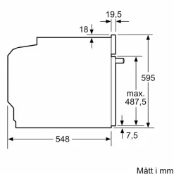 HM736G1B1 iQ700 innbyggingsovn med mikrobølgeovn, svart