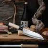 Houcho Santoku/Kokkekniv Magnoliahåndtak 17 cm