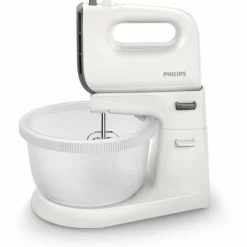 HR3745/00 Håndmixer med skål, Grå/hvit