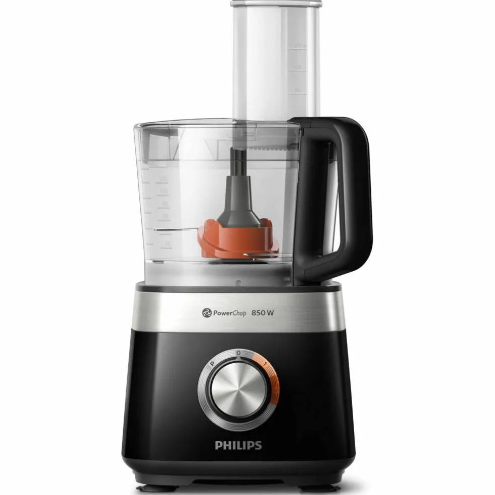 HR7530/10 Viva Collection foodprocessor, 850 W, sort