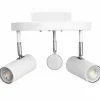 Hubble 3 taklampe, børstet messing