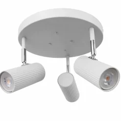 Hubble 3 taklampe, børstet messing