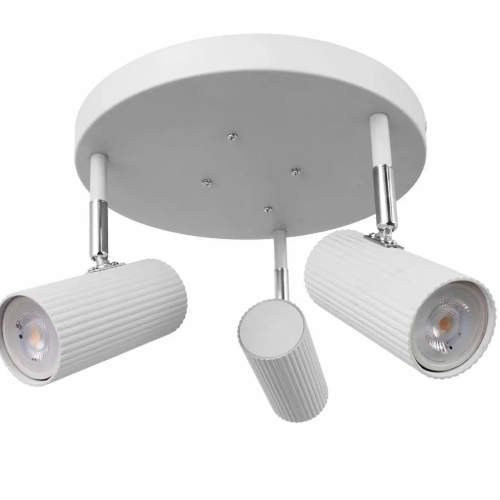 Hubble 3 taklampe, hvit