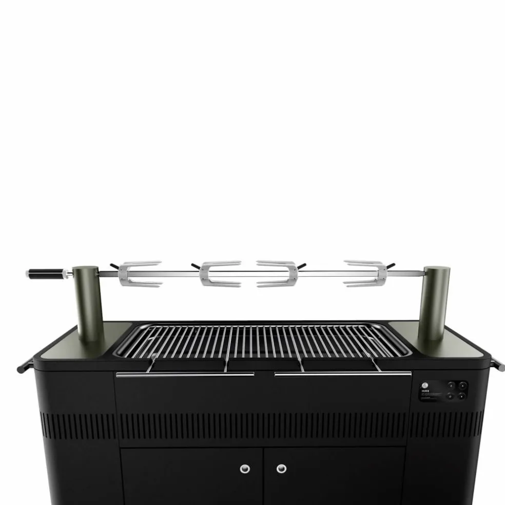 HUB II EU kullgrill, svart